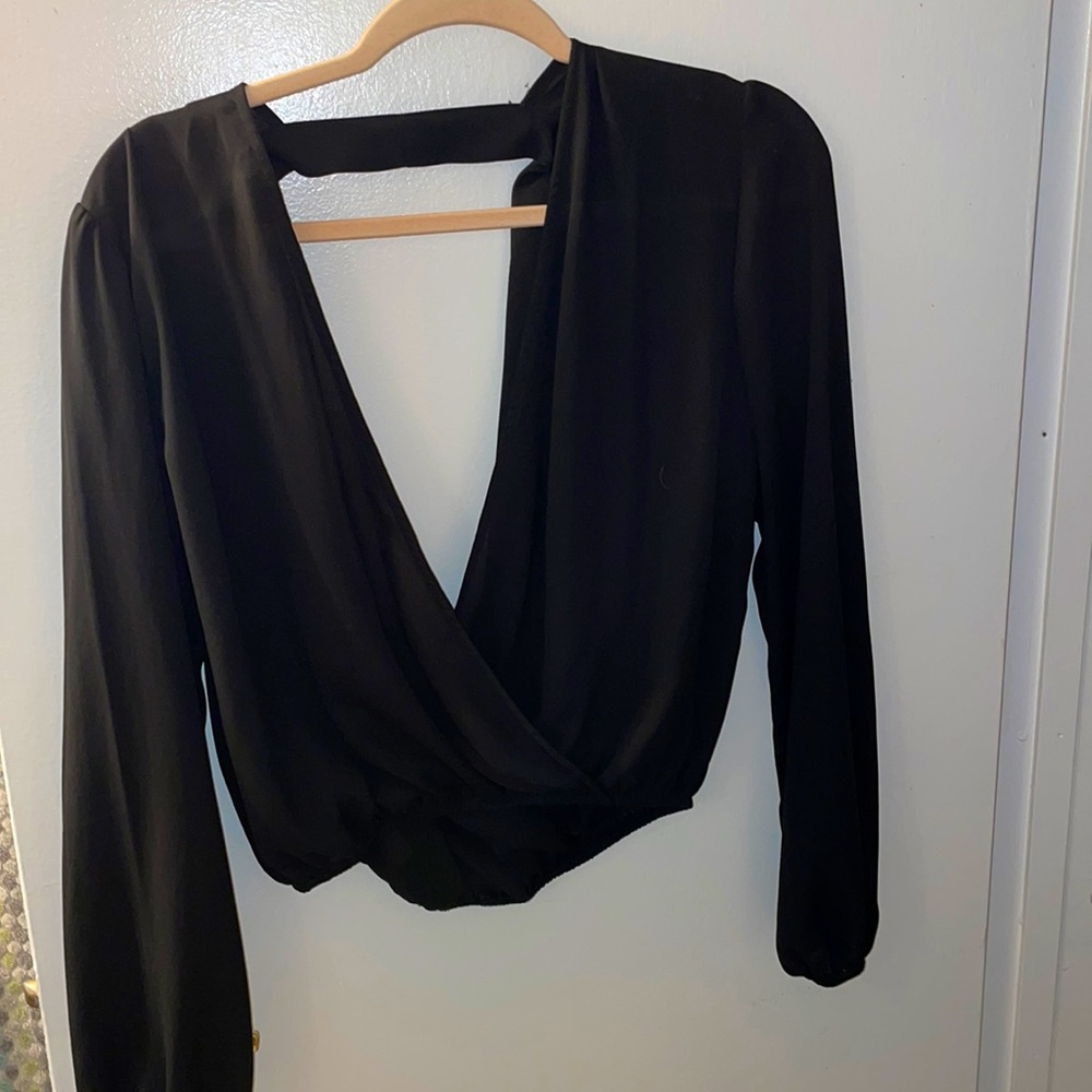 Black dress shirt